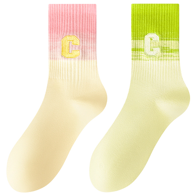 100%纯棉配鲨鱼裤防臭运动女长袜