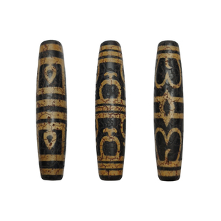 天玛西藏天珠四叶菩提宝瓶四瓣莲花火供玛瑙玉髓古玩男女吊坠配珠