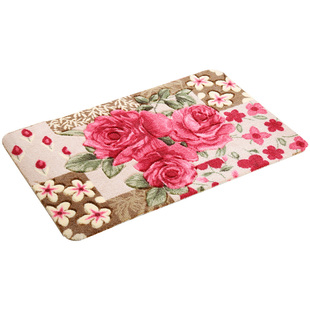 立体剪花地垫进门垫客厅卧室地毯家用入户脚垫浴室吸水垫子防滑垫