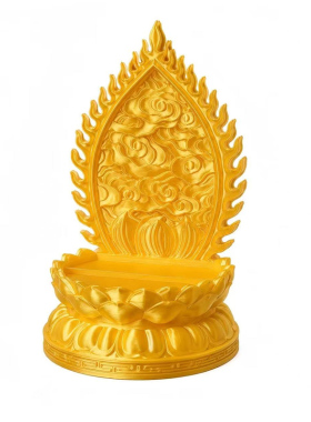 3D打印祥云背光莲花底座｜唐卡小佛像摆件专用底座