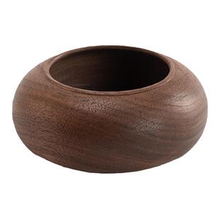 北美黑胡桃实木小香炉迷你家用室内防掉底座灰茶道小琴炉道家专用