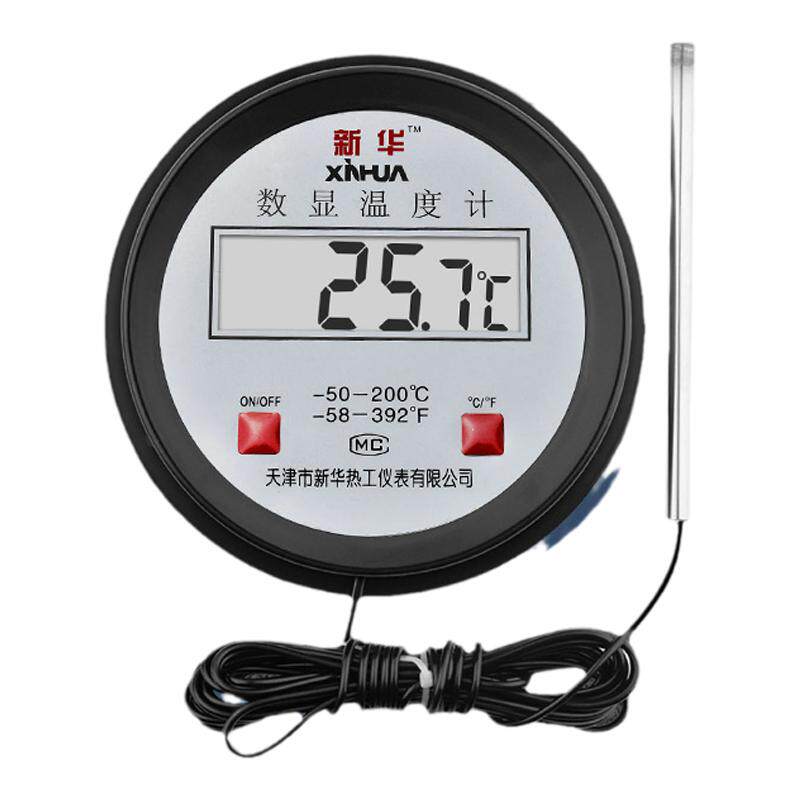 电子数显温度计带探头水温传感器工业用水产养殖鱼池大棚测量表缸