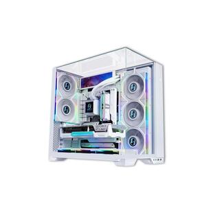 联力包豪斯Vision compact全视版无立柱三面玻璃台式海景房主机箱