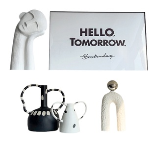 态生活 意式轻奢风客厅酒柜书房装饰摆件个性艺术样板房酒店软装