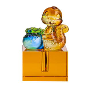 吉祥童子宝宝出生礼物定制胎毛章脐带章婴儿纪念品灵蛇送财玺2025