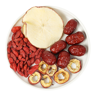 黄芪红枣女生喝的水麦冬苹果素颜