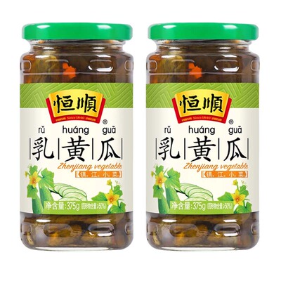 恒顺乳黄瓜375g3瓶腌制酱