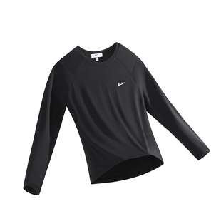 回力速干衣女运动t恤登山户外长袖健身衣训练服打底透气跑步上衣