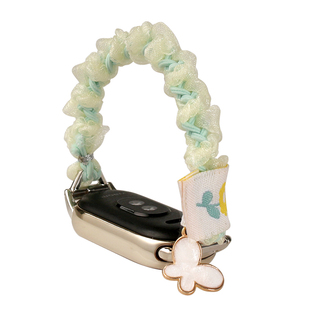 适用小米手环10手表带链9/8nfc版女生系列手腕带7智能运动表链6高级感5手表链4替换手链3夏天新款九代陶瓷款