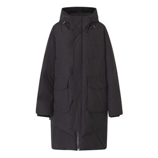 美特斯邦威羽绒服男士冬季新款设计感连帽加厚中长款保暖男短款外