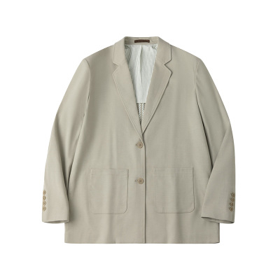 CycleDocument撞色宽肩休闲西装