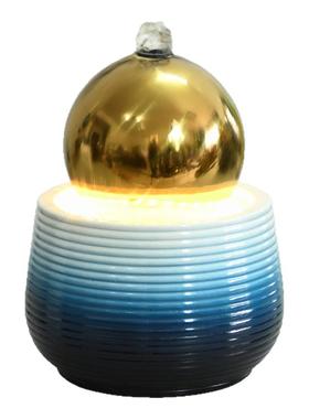 风水轮流水生财摆件客厅装饰品