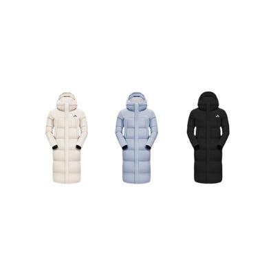 【极光3.0】伯希和户外800蓬羽绒服女冬季新款男长款白色鹅绒服