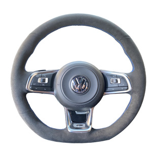 x3x5系520 3系320Li Alcantara四季手缝翻毛真皮手缝方向盘套包邮