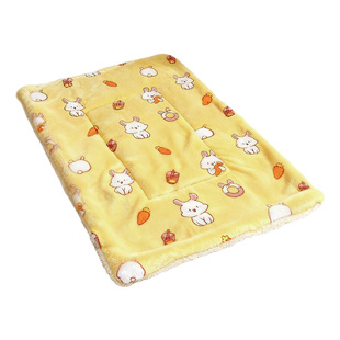 狗窝猫窝冬季加厚保暖垫子狗狗毛绒睡垫猫垫子地垫四季通用毛毯子