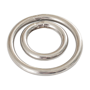 304不锈钢实心焊接O型圆环圆圈宠物手拉环渔网拉环锈环不钢圈圆环