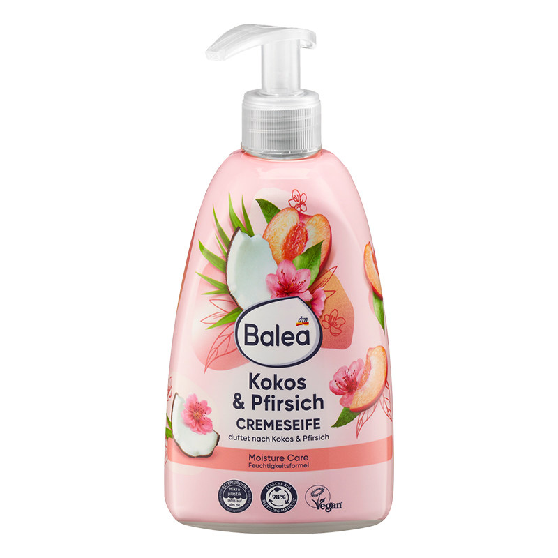保税德国balea芭乐雅蜜桃椰洗手液