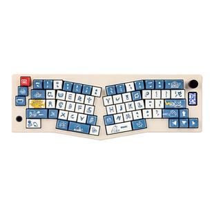 赤度 ABM066 三模Alice机械键盘Gasket人体工学蓝牙VIA客制化套件