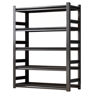 家用下空式阳台置物架多层落地钢制超市快递站多功能货架高脚铁架