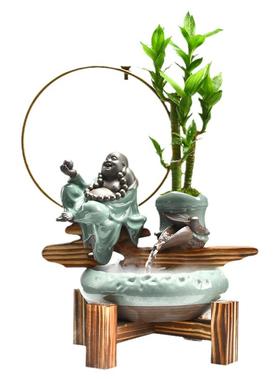 创意桌面流水器摆件客厅办公室