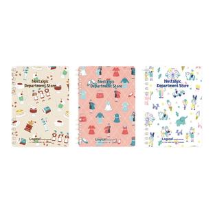 Nakabayashi仲林X古川纸工限定联名款日本笔记本A6线圈本子女生款可爱少女方格本学生记录本笔记本高颜值