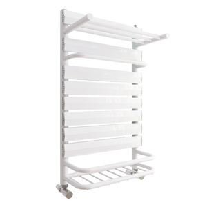 华峪 小背篓水暖暖气片家用铜铝复合卫生间地暖背篓明装毛巾架W