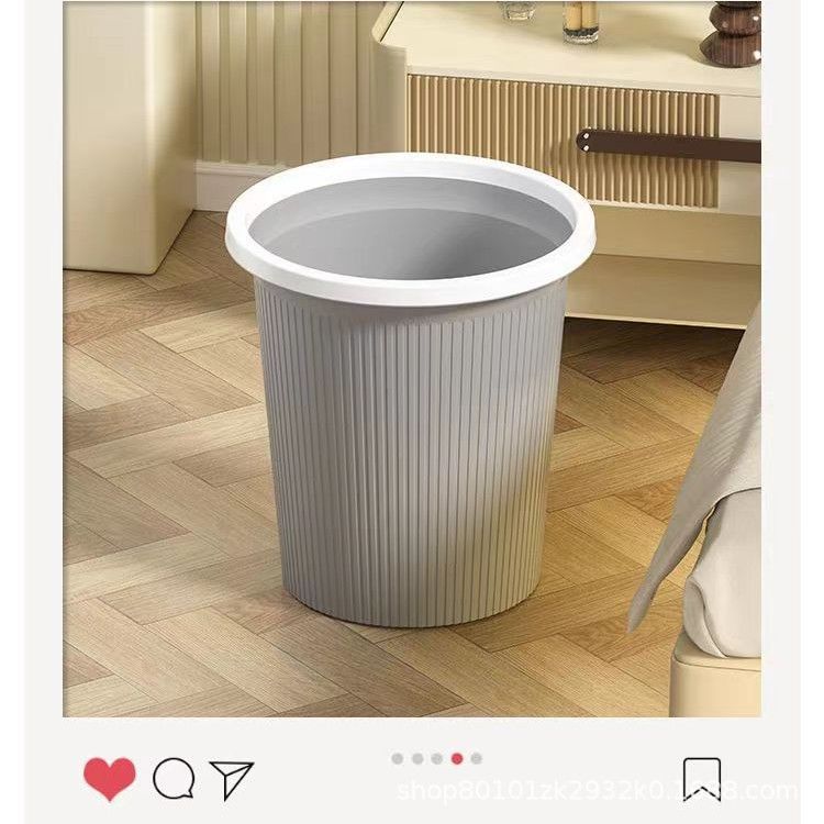 垃圾桶塑料家用客厅茶几收纳桶办公室篓纸巾卫生间厕所垃圾筒无盖