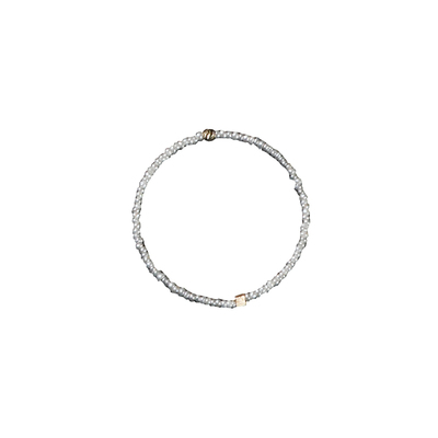 1mm极细天然珍珠18k金戒指轻奢