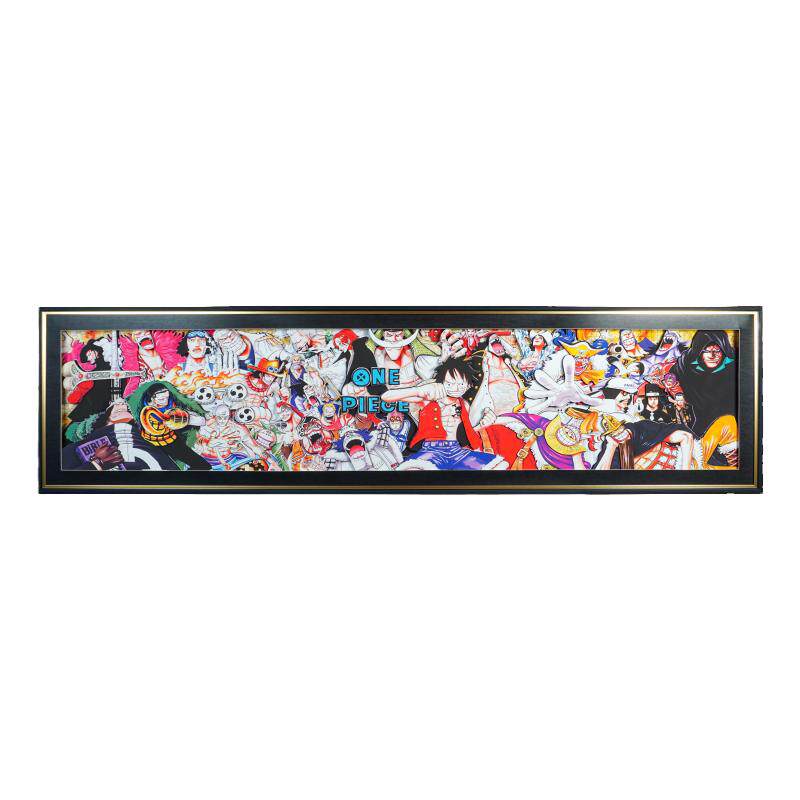 海贼王旧世界全家福立体画3D挂画