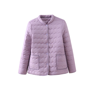 中老年羽绒棉服女秋冬季新款外穿轻薄保暖棉衣内穿小棉袄妈妈外套