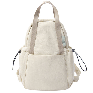 莱夫坚果包超轻量化双肩包女旅游轻便2026新款帆布两用斜挎小背包
