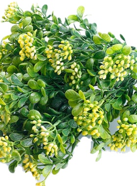 原野单支仿真绿植米兰花装饰花艺