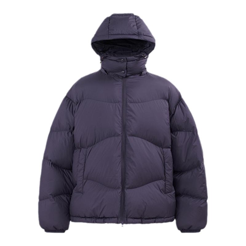 UNF 轻薄便携泡芙羽绒服2024秋冬新品90绒纯色连帽宽松外套男女潮