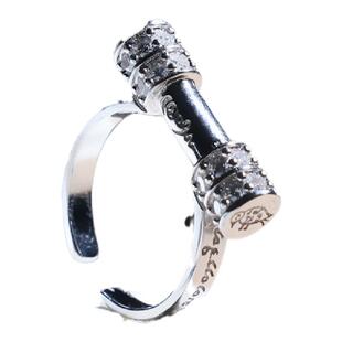 泰国佛牌 白矿 鸟 戒指 纯银