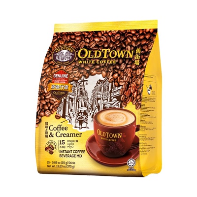 国际旗舰店旧街场白咖啡2合一1袋