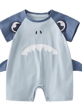 jellybaby男童爬服夏季