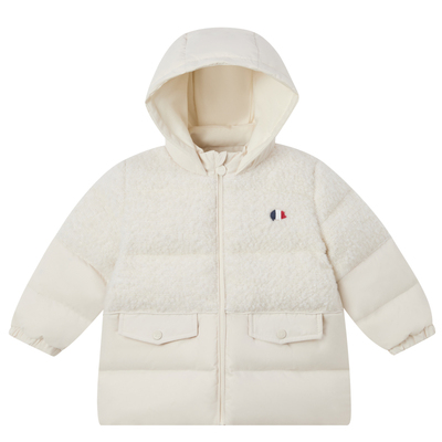 tartineetchocolat法国巧克力童装24冬新男童拼接鹅绒儿童羽绒服