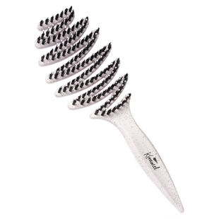 KRRAMEL松塔猪鬃毛梳子蓬松颅顶头皮按摩梳子女家用头梳生日礼物