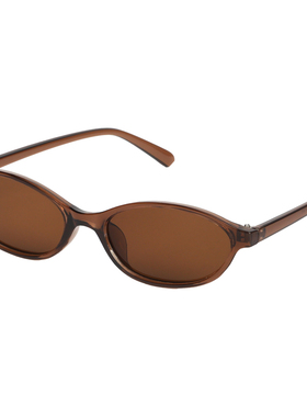 VNTG墨镜美拉德色系镜框椭圆形精致ins风防紫外线uv400太阳眼镜