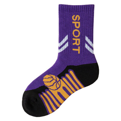 袜子儿童冬季加绒加厚保暖篮球袜