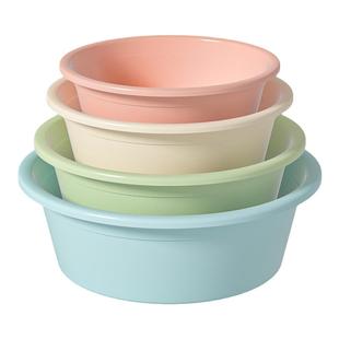 塑料水盆家用大号盆子加厚洗衣衣服宿舍洗脸盆洗脚小婴儿学生洗菜