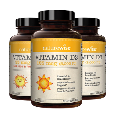 naturewise补钙家庭iuD3维生素