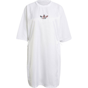 Adidas/阿迪达斯TEE DRESS 春季女子三叶草运动连衣裙 GN3115