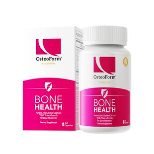 OST乐力氨基酸螯合钙氨心钙60粒青少年成人中老年孕妇补钙片北美