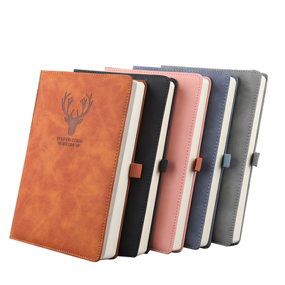 忠简a5笔记本子超厚商务记事本