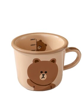 【LINE正版联名】【带刻度杯子】