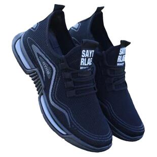 运动鞋男款2025新款春季男鞋休闲鞋防滑透气超轻跑步鞋白色网鞋男