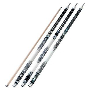 万世康伦龙虎门台球杆1/2分体枫木大头小头杆中式九球黑八球杆