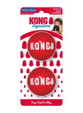 KONG签名球狗玩具耐咬橡胶弹力球