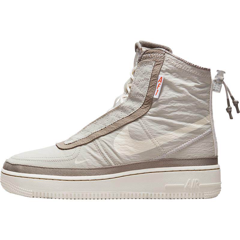 Nike/耐克正品AF1 Shell 女子高帮绑带尼龙机能板鞋 DO7450-211